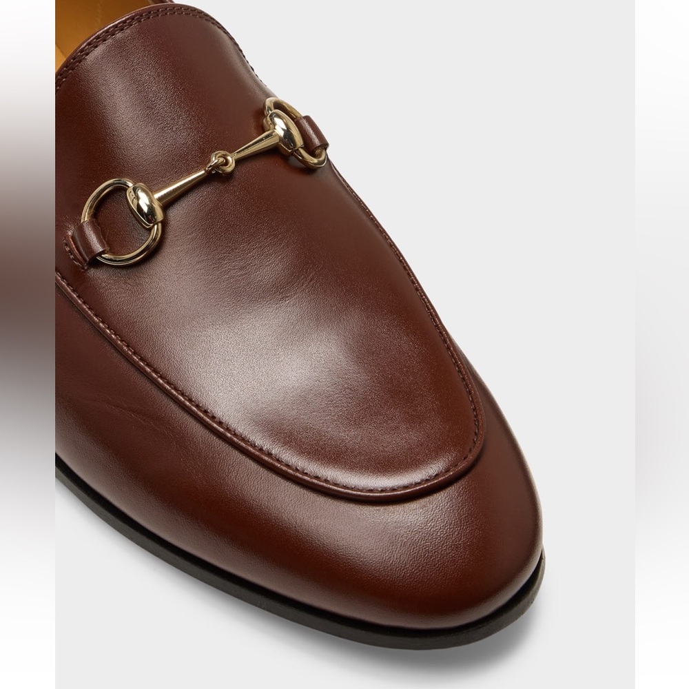 Gucci Leather Horsebit Loafers